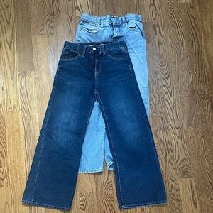 Girls Old Navy Baggy Wide Leg Jeans (2)